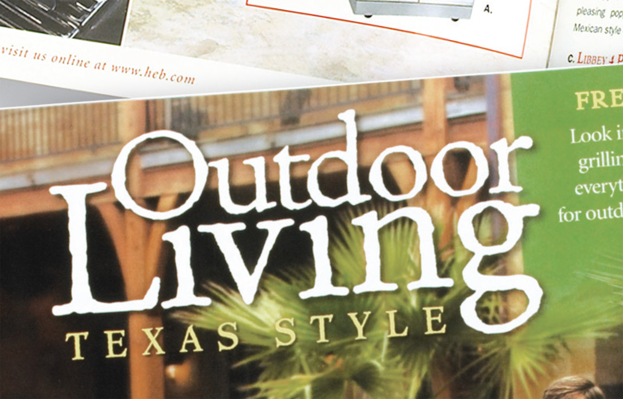H-E-B Outdoor Living Magazine Redesign